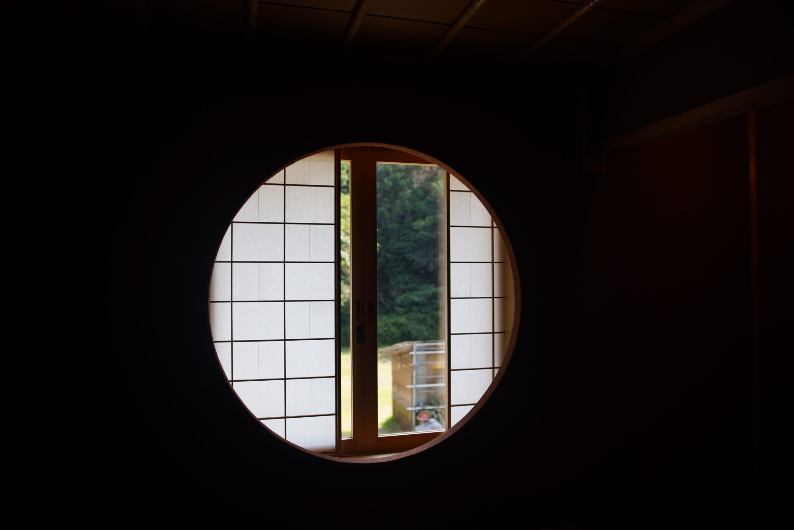 茶室丸窓
